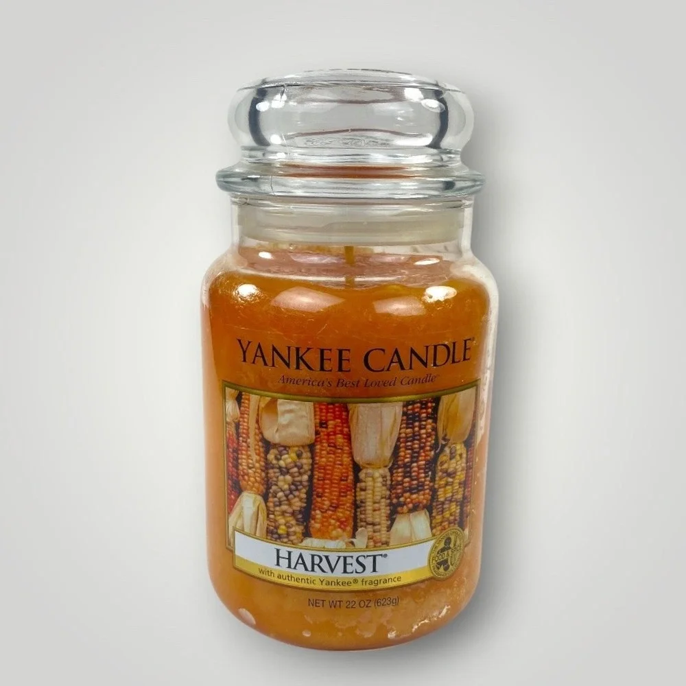 Yankee Candle Harvest 22 oz Large Jar Unused Original Autumn Fragrance